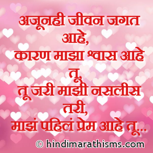Majhe Pahil Prem Aahe Tu