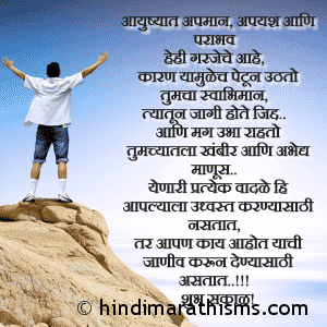 Apyash Ani Parabhav Garjecha Ahe