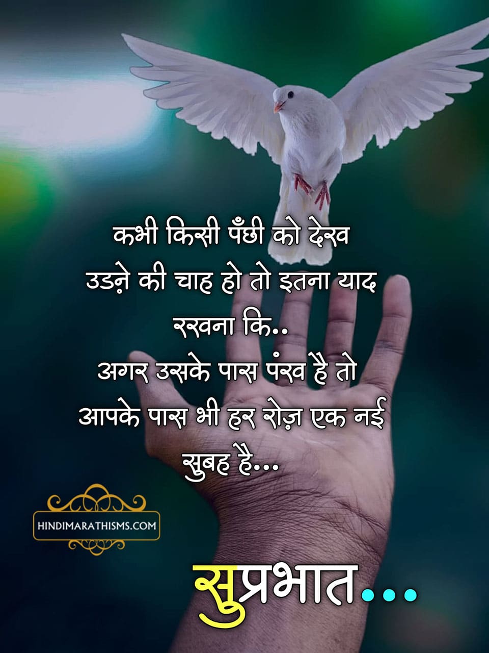 प्रेरणादायक सुविचार सुप्रभात संदेश | 100+ Morning Motivational Quotes Hindi