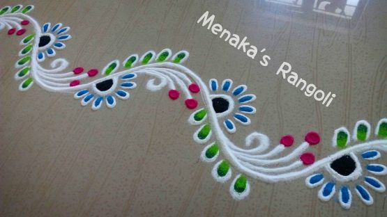 100+ Easy Door Border Rangoli Designs