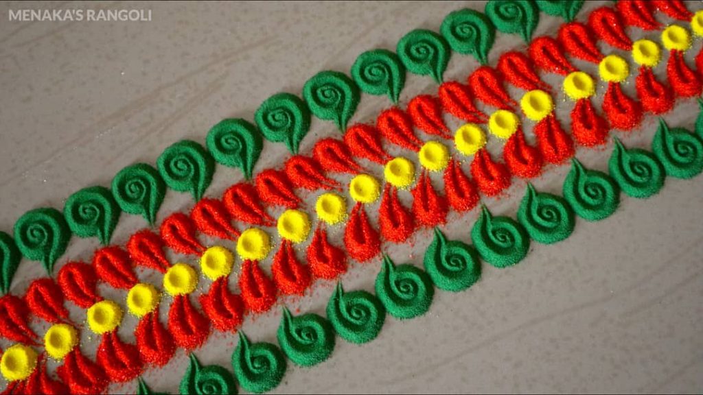 100+ Easy Door Border Rangoli Designs