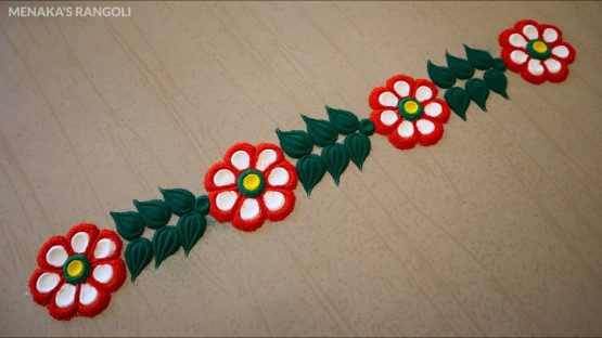 100+ Easy Door Border Rangoli Designs